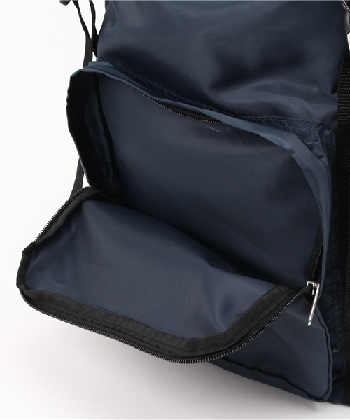 NANO universe（ナノユニバース）の「F/ナイロンリュック（バックパック/リュック・メンズ・ネイビー/キャメル/ブラック・FREE）」の6枚目の写真