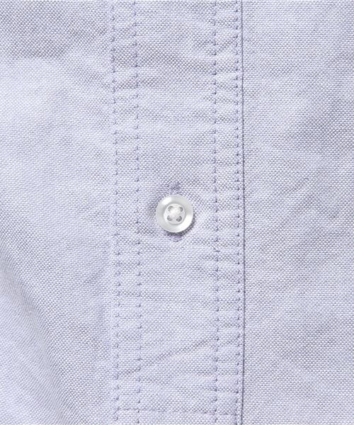 Denime(ドゥニーム)の「オックスフォード バンドカラーシャツ/OXFORD SHIRT(シャツ/ブラウス・メンズ・サックスブルー/ホワイト/イエロー・LARGE/X-LARGE/MEDIUM)」の9枚目の写真