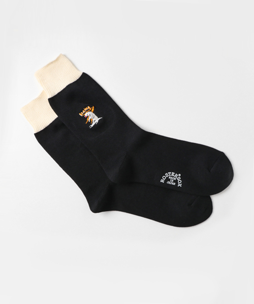 ROSTER SOX（ロスターソックス）の「ROSTER SOX/Alaska（ソックス/靴下・メンズ・ブラック/ネイビー/ホワイト・25-27）」の7枚目の写真
