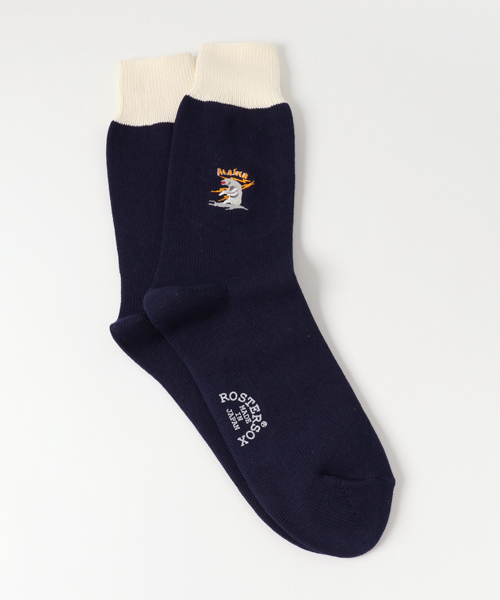 ROSTER SOX（ロスターソックス）の「ROSTER SOX/Alaska（ソックス/靴下・メンズ・ブラック/ネイビー/ホワイト・25-27）」の3枚目の写真