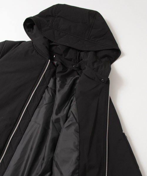 SENSE OF PLACE by URBAN RESEARCH（センスオブプレイスバイアーバンリサーチ）の「4WAYストレッチパテッドロングブルゾン（その他アウター・メンズ・ブラック/ダークブラウン・LARGE/MEDIUM）」の7枚目の写真