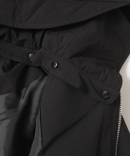 SENSE OF PLACE by URBAN RESEARCH（センスオブプレイスバイアーバンリサーチ）の「4WAYストレッチパテッドロングブルゾン（その他アウター・メンズ・ブラック/ダークブラウン・LARGE/MEDIUM）」の8枚目の写真