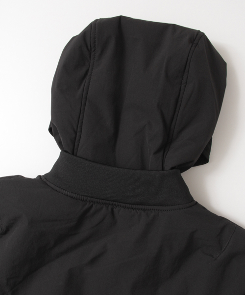 SENSE OF PLACE by URBAN RESEARCH（センスオブプレイスバイアーバンリサーチ）の「4WAYストレッチパテッドロングブルゾン（その他アウター・メンズ・ブラック/ダークブラウン・LARGE/MEDIUM）」の4枚目の写真
