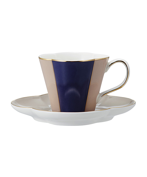 Francfranc（フランフラン）の「エミリア カップ&ソーサー ネイビー