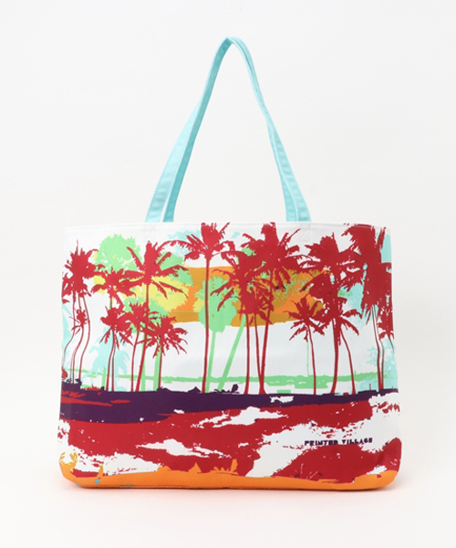 TONE SELECT WEAR(トーンセレクトウェア)の「【PRINTED VILLAGE/プリンテッド ビレッヂ】POL/CTN TOTE BAG (UN)(トートバッグ・メンズ・その他4/その他1/その他2/その他3・FREE)」の1枚目の写真