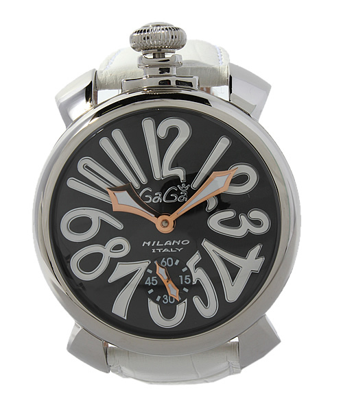 BRILLA per il gusto(ブリッラペルイルグースト)の「GaGa MILANO / MANUALE 48MM ACCIAIO 5010.6(アナログ腕時計・メンズ・シルバー・ONE SIZE)」の4枚目の写真