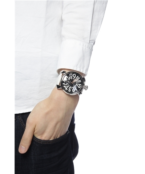 BRILLA per il gusto(ブリッラペルイルグースト)の「GaGa MILANO / MANUALE 48MM ACCIAIO 5010.6(アナログ腕時計・メンズ・シルバー・ONE SIZE)」の10枚目の写真