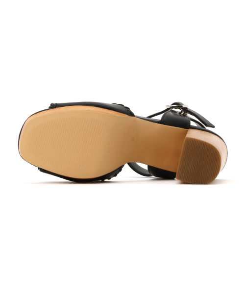 MOUSSY(マウジー)の「WOOD SANDALS(サンダル・レディース・ブラック/ブラウン/オフホワイト・SMALL/MEDIUM/LARGE)」の5枚目の写真