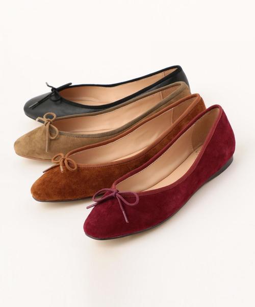 Boisson Chocolat（ボワソンショコラ）の「BFC ﾚｻﾞｰﾊﾞﾚｴFLT○（バレエシューズ・レディース・ブラック/ブラウン/オリーブ/ワインレッド・22cm/22.5cm/24.5cm/23cm/25cm/24cm/23.5cm）」の5枚目の写真