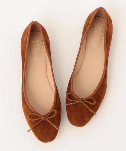 Boisson Chocolat（ボワソンショコラ）の「BFC ﾚｻﾞｰﾊﾞﾚｴFLT○（バレエシューズ・レディース・ブラック/ブラウン/オリーブ/ワインレッド・22cm/22.5cm/24.5cm/23cm/25cm/24cm/23.5cm）」の13枚目の写真