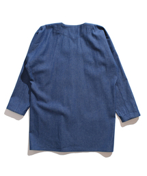 Rotar ローター ノーカラー デニムシャツ 鯉口 日本製 Denim L Rotar ローター ノーカラー デニムシャツ 鯉口 日本製 Denim L