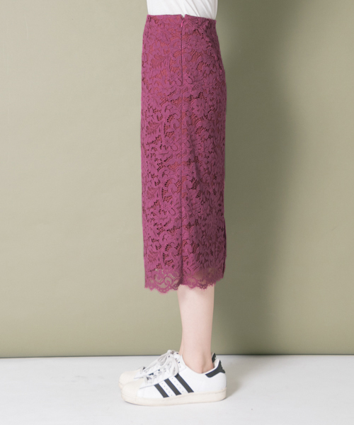URBAN RESEARCH（アーバンリサーチ）の「カラーレースタイトスカート（スカート・レディース・パープル系その他/グリーン/ベージュ・38/36）」の20枚目の写真