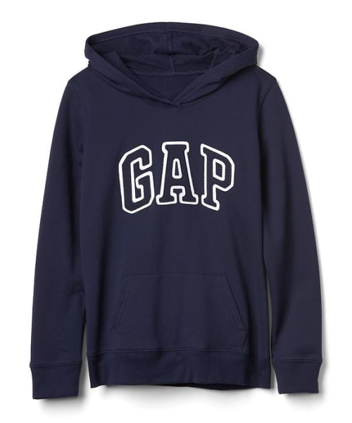 GAP（ギャップ）の「Gap フリースロゴ プルオーバーパーカー（パーカー・レディース・グレー/ネイビー/ブラック/ホワイト・XS/L/XXS/M/S）」の8枚目の写真