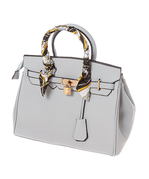 Edit Sheen（エディットシーン）の「スカーフ付きハンドバッグBig（ハンドバッグ・レディース・ブラック/グレー/ピンク/モカ・FREE）」の5枚目の写真