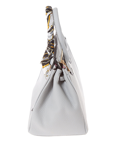 Edit Sheen（エディットシーン）の「スカーフ付きハンドバッグBig（ハンドバッグ・レディース・ブラック/グレー/ピンク/モカ・FREE）」の6枚目の写真