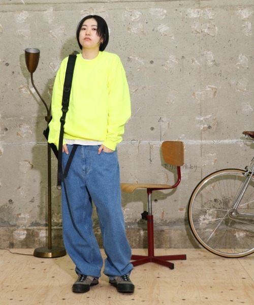 C.E.L.STORE（セルストア）の「【ZOZOTOWN限定】GILDAN/ギルダン 8OZ CREW SWEATクルースウェット(ユニセックス)（スウェット・メンズ・ブラック/ネイビー/グレー/ロイヤルブルー/レッド/ホワイト/ライトグリーン/オレンジ/オリーブ/ゴールド/ライトブルー/ライトピンク/サンドベージュ/パープル/ダークグリーン/レッド系その他/ライトパープル/ミント/ライトグレー/ダークブラウン/ワイン系1/チャコール・MEDIUM/LARGE/X-LARGE/XX-LARGE/SMALL）」の11枚目の写真