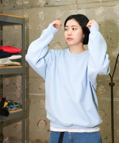 ZOZOTOWN限定】GILDAN/ギルダン 8OZ CREW SWEATクルースウェット(ユニ