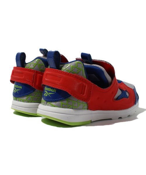 Reebok（リーボック）の「Reebok VERSA PUMP FURY バーサ ポンプ キッズ（スニーカー・キッズ・ブルー/イエロー/レッド・15cm/14cm）」の6枚目の写真