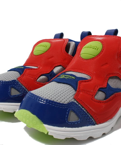 Reebok（リーボック）の「Reebok VERSA PUMP FURY バーサ ポンプ キッズ（スニーカー・キッズ・ブルー/イエロー/レッド・15cm/14cm）」の8枚目の写真