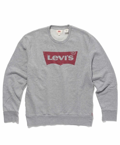 Levi's（リーバイス）の「バットウィングロゴスウェットシャツ グレー（スウェット・メンズ・グレー・MEDIUM/X-SMALL/SMALL/LARGE/XXL/XL）」の2枚目の写真