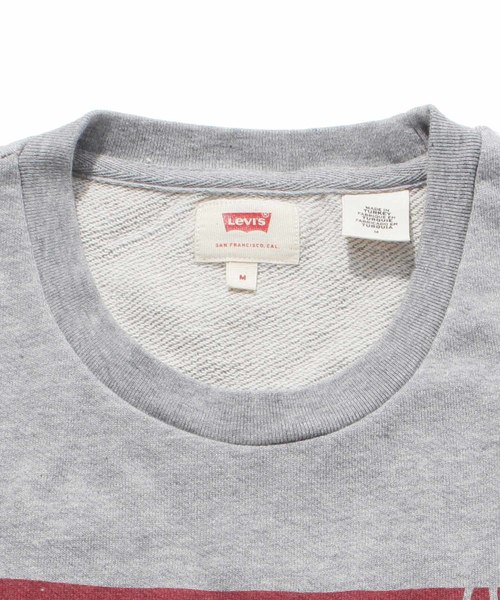 Levi's（リーバイス）の「バットウィングロゴスウェットシャツ グレー（スウェット・メンズ・グレー・MEDIUM/X-SMALL/SMALL/LARGE/XXL/XL）」の4枚目の写真