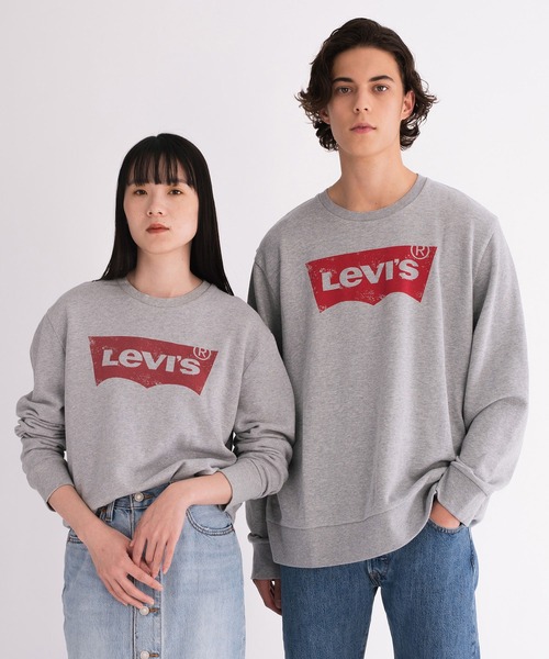 Levi's（リーバイス）の「バットウィングロゴスウェットシャツ グレー（スウェット・メンズ・グレー・MEDIUM/X-SMALL/SMALL/LARGE/XXL/XL）」の8枚目の写真
