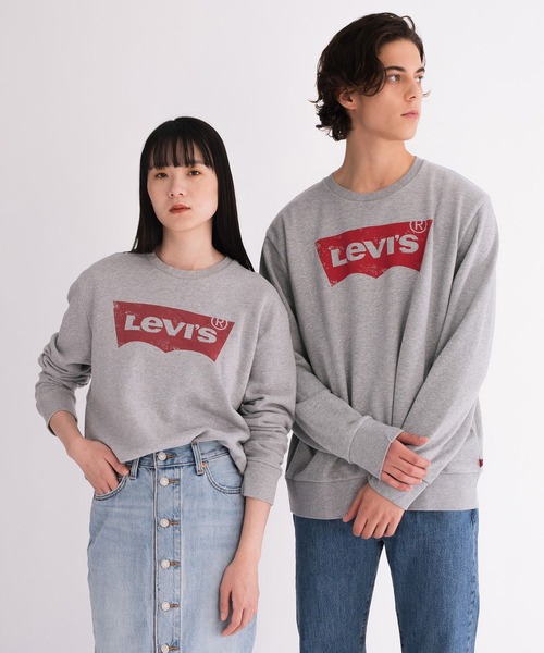 Levi's（リーバイス）の「バットウィングロゴスウェットシャツ グレー（スウェット・メンズ・グレー・MEDIUM/X-SMALL/SMALL/LARGE/XXL/XL）」の9枚目の写真