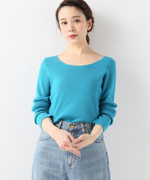 Slobe Iena スローブイエナ の コットンリブクルーネックニット ニット セーター Wear