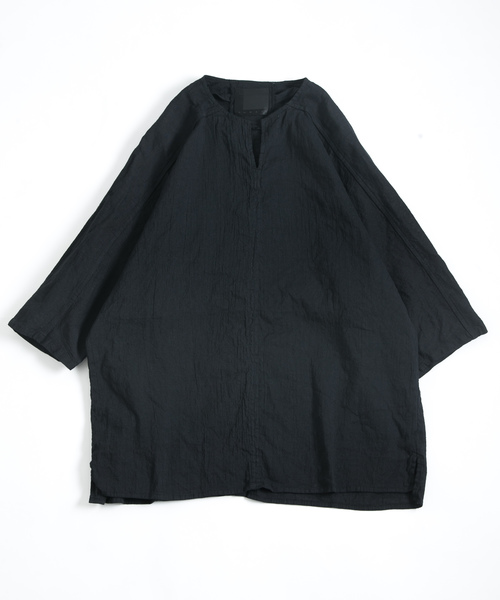 OURET（オーレット）の「ドルマンPOシャツ -L/Cちりめん-（シャツ 