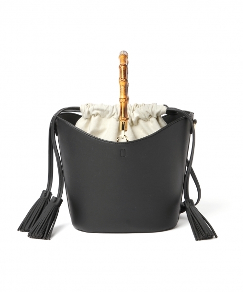 Andemiu(アンデミュウ)の「バンブーモチテバケツショルダー790481(ショルダーバッグ・レディース・ブラック/レッド/キャメル・FREE)」の11枚目の写真