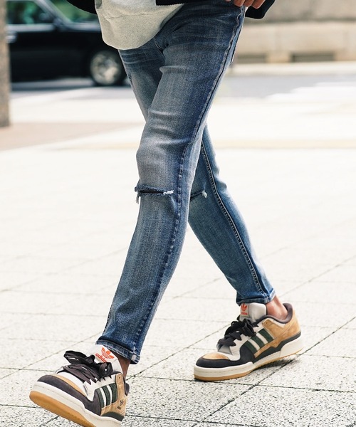 jiggys shop(ジギーズショップ)の「ストレッチスキニーパンツ デニム & ダメージデニム アンクルパンツ(デニムパンツ・メンズ・ブルー系その他6/ブラック系その他/グレー系その他/ブルー系その他/ブラック系その他2/グレー系その他2/ブルー系その他2/ブルー系その他3/ブルー系その他4/ブルー系その他5/ホワイト系その他/ホワイト系その他2/その他2/その他3/その他1/ブラック系その他3/グレー系その他3/ホワイト系その他3/その他9/ワンウォッシュ/その他4/その他5/その他6/その他7/その他8/ブラック系その他4/ブラック系その他5/ブラック系その他6・X-LARGE/LARGE/MEDIUM/SMALL)」の13枚目の写真