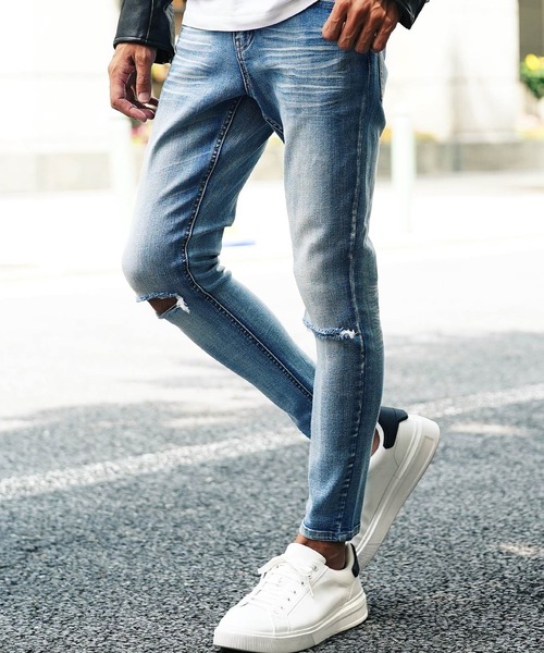 jiggys shop(ジギーズショップ)の「ストレッチスキニーパンツ デニム & ダメージデニム アンクルパンツ(デニムパンツ・メンズ・ブルー系その他6/ブラック系その他/グレー系その他/ブルー系その他/ブラック系その他2/グレー系その他2/ブルー系その他2/ブルー系その他3/ブルー系その他4/ブルー系その他5/ホワイト系その他/ホワイト系その他2/その他2/その他3/その他1/ブラック系その他3/グレー系その他3/ホワイト系その他3/その他9/ワンウォッシュ/その他4/その他5/その他6/その他7/その他8/ブラック系その他4/ブラック系その他5/ブラック系その他6・X-LARGE/LARGE/MEDIUM/SMALL)」の16枚目の写真