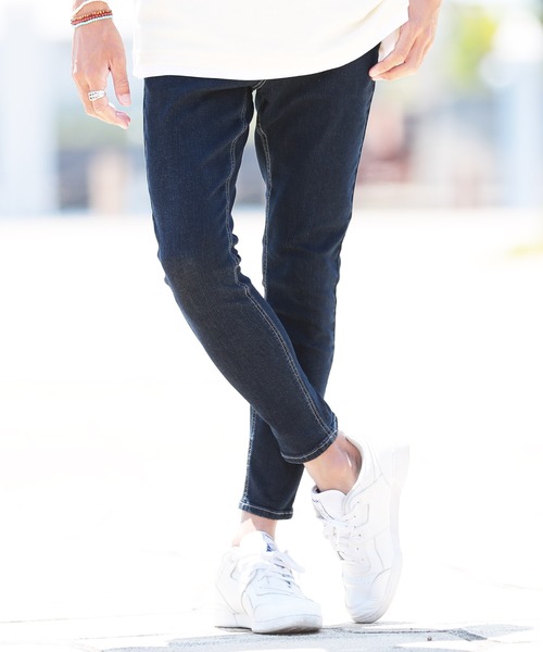 jiggys shop(ジギーズショップ)の「ストレッチスキニーパンツ デニム & ダメージデニム アンクルパンツ(デニムパンツ・メンズ・ブルー系その他6/ブラック系その他/グレー系その他/ブルー系その他/ブラック系その他2/グレー系その他2/ブルー系その他2/ブルー系その他3/ブルー系その他4/ブルー系その他5/ホワイト系その他/ホワイト系その他2/その他2/その他3/その他1/ブラック系その他3/グレー系その他3/ホワイト系その他3/その他9/ワンウォッシュ/その他4/その他5/その他6/その他7/その他8/ブラック系その他4/ブラック系その他5/ブラック系その他6・X-LARGE/LARGE/MEDIUM/SMALL)」の14枚目の写真