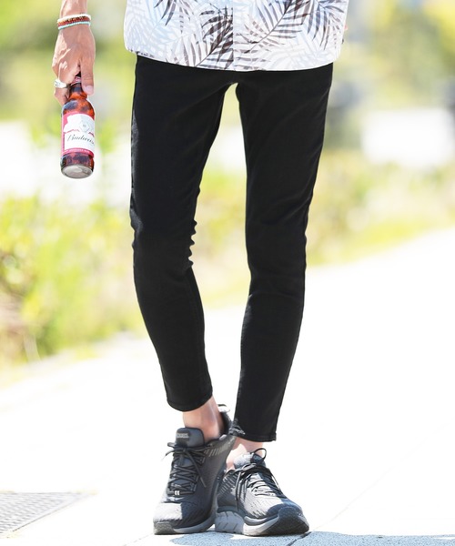 jiggys shop(ジギーズショップ)の「ストレッチスキニーパンツ デニム & ダメージデニム アンクルパンツ(デニムパンツ・メンズ・ブルー系その他6/ブラック系その他/グレー系その他/ブルー系その他/ブラック系その他2/グレー系その他2/ブルー系その他2/ブルー系その他3/ブルー系その他4/ブルー系その他5/ホワイト系その他/ホワイト系その他2/その他2/その他3/その他1/ブラック系その他3/グレー系その他3/ホワイト系その他3/その他9/ワンウォッシュ/その他4/その他5/その他6/その他7/その他8/ブラック系その他4/ブラック系その他5/ブラック系その他6・X-LARGE/LARGE/MEDIUM/SMALL)」の1枚目の写真