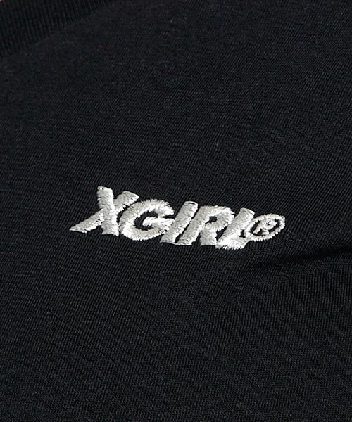 X-girl（エックスガール）の「BASIC V-NECK TEE（Tシャツ/カットソー・レディース・ホワイト/ブラック/チャコールグレー/ピンク・1/2）」の7枚目の写真