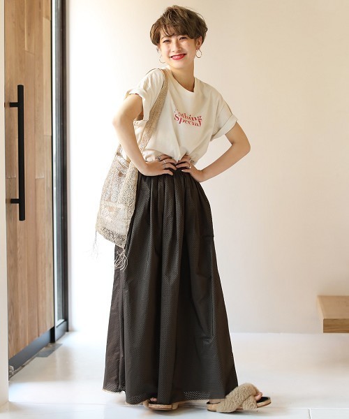 TODAYFUL（トゥデイフル）の「パンチングフレアスカート（スカート