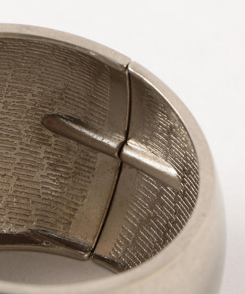 Soierie(ソワリー)の「【別注】<Soierie>ORB BANGLE 2連バングル ο(バングル/リストバンド・レディース・シルバー・FREE)」の2枚目の写真