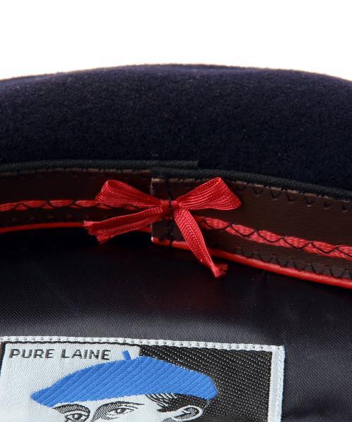 BEAMS（ビームス）の「LAULHERE / ベレー（ハンチング/ベレー帽・メンズ・ブラック/ネイビー・MEDIUM）」の9枚目の写真