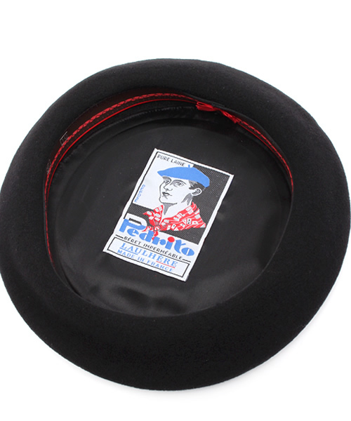 BEAMS（ビームス）の「LAULHERE / ベレー（ハンチング/ベレー帽・メンズ・ブラック/ネイビー・MEDIUM）」の6枚目の写真