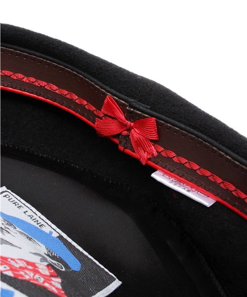 BEAMS（ビームス）の「LAULHERE / ベレー（ハンチング/ベレー帽・メンズ・ブラック/ネイビー・MEDIUM）」の7枚目の写真