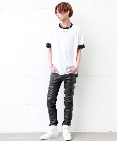 MIDWEST（ミッドウエスト）の「DIET BUTCHER SLIM SKIN×MIDWEST 別注チェックプリントシャツ（シャツ/ブラウス・メンズ・ホワイト/ブラック・FREE）」の10枚目の写真