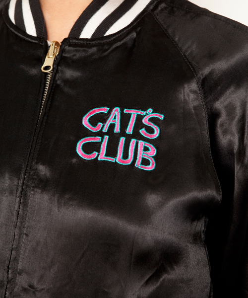 X-girl(エックスガール)の「EMBROIDERY RVS JUMPER(ブルゾン・レディース・ブラック/ブルー・1/2)」の22枚目の写真