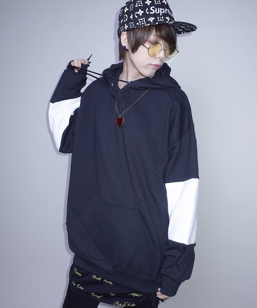 JERZEES（ジャージーズ）の「JERZEES LIMITED PULLOVER HOOD SW F/ ジャージーズリミテッドプルオーバーフードスウェット（パーカー・レディース・ホワイト系その他3/ブラック系その他3/ホワイト系その他/ブラック系その他/ブラック系その他2/ホワイト系その他2・X-LARGE）」の4枚目の写真