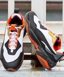 PUMA(�v�[�})��PUMA �v�[�} THUNDER ELECTRIC �T���_�[ �G���N�g���b�N (QUIET SHADE/Mandarine Red)(�X�j�[�J�[)