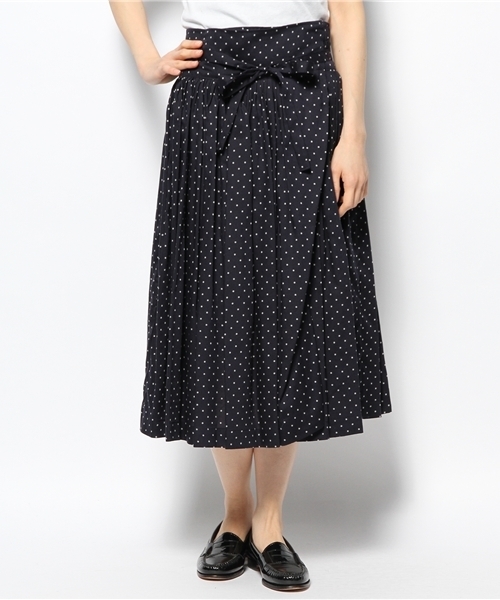 BEAMS BOY（ビームスボーイ）の「○BEAMS BOY / ドット ブルガリアン スカート（スカート・レディース・グリーン系その他/ネイビー・ONE SIZE）」の11枚目の写真