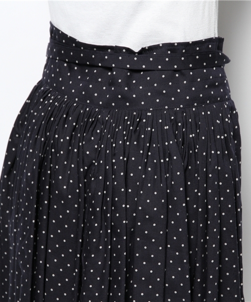 BEAMS BOY（ビームスボーイ）の「○BEAMS BOY / ドット ブルガリアン スカート（スカート・レディース・グリーン系その他/ネイビー・ONE SIZE）」の9枚目の写真