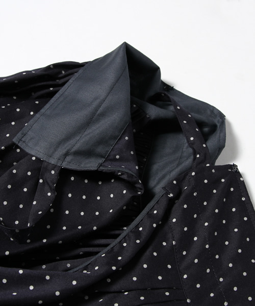 BEAMS BOY（ビームスボーイ）の「○BEAMS BOY / ドット ブルガリアン スカート（スカート・レディース・グリーン系その他/ネイビー・ONE SIZE）」の4枚目の写真