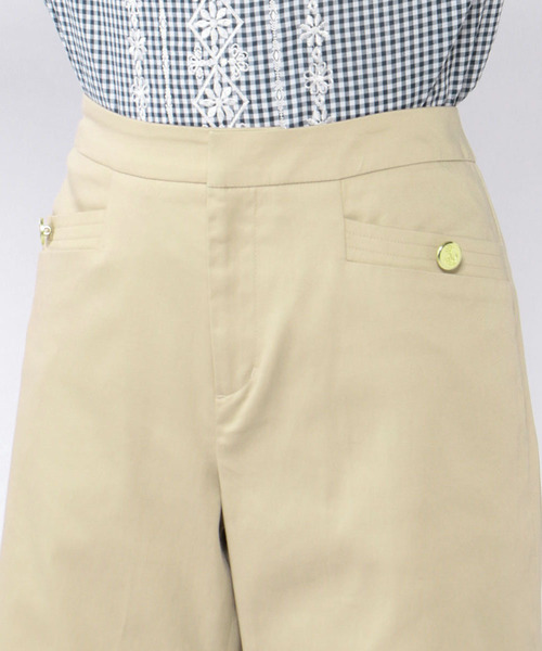 Petit Honfleur（プチオンフルール）の「◇カタログ掲載◇クロプトパンツ（その他パンツ・レディース・カーキ/ベージュ/ネイビー・67/64/61/70）」の6枚目の写真