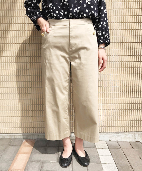 Petit Honfleur（プチオンフルール）の「◇カタログ掲載◇クロプトパンツ（その他パンツ・レディース・カーキ/ベージュ/ネイビー・67/64/61/70）」の16枚目の写真