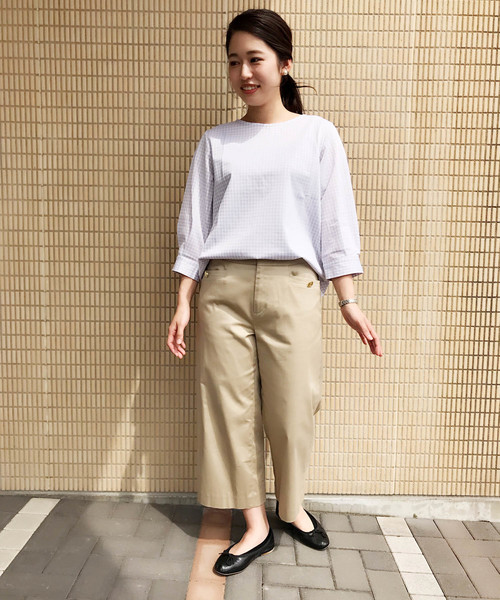 Petit Honfleur（プチオンフルール）の「◇カタログ掲載◇クロプトパンツ（その他パンツ・レディース・カーキ/ベージュ/ネイビー・67/64/61/70）」の22枚目の写真